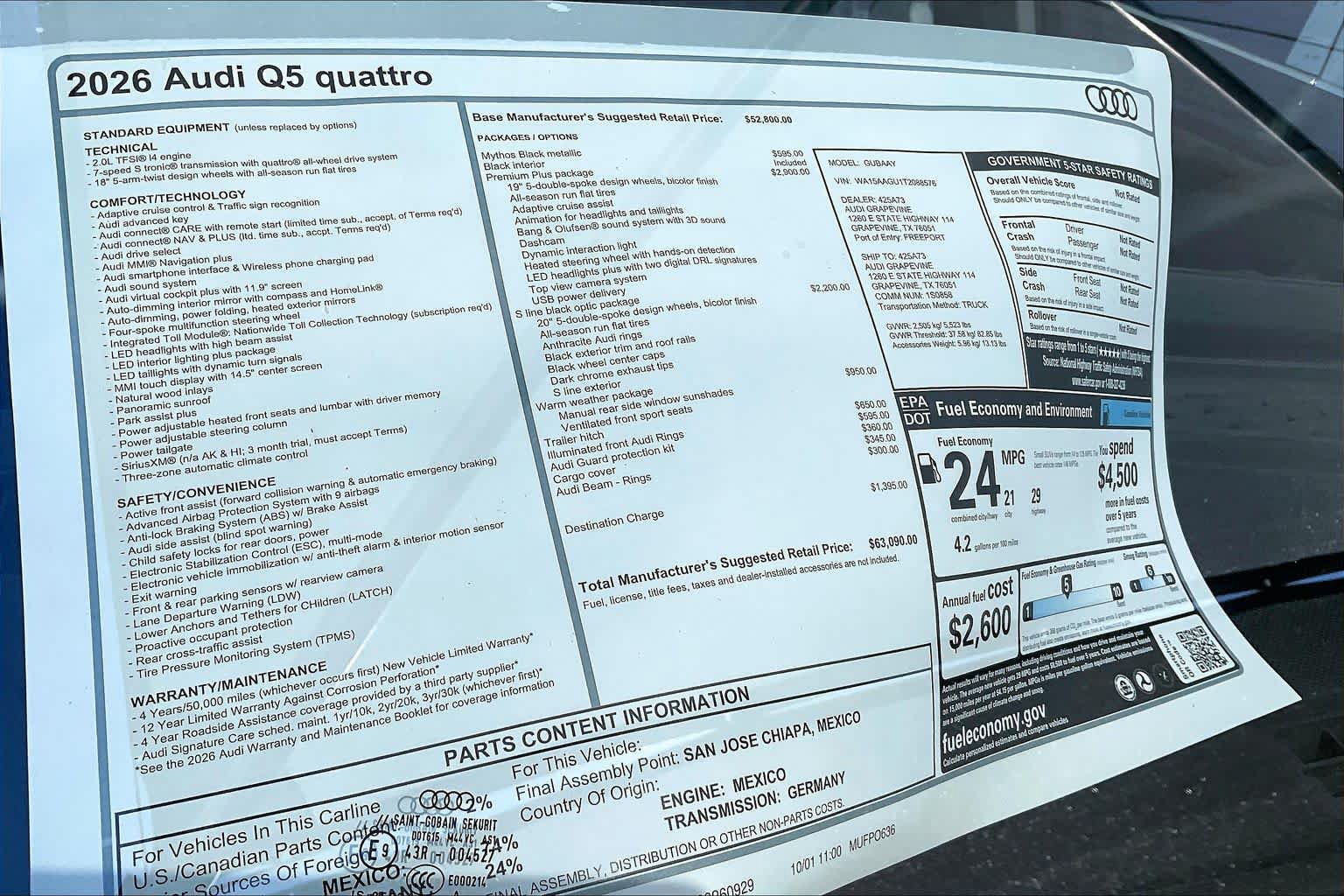 New 2026 Audi Q5 Premium AWD/4WD image 19