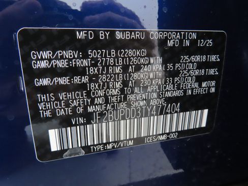 New 2026 Subaru Outback Limited AWD/4WD image 30