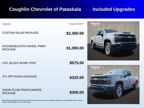 Used 2025 Chevrolet Silverado 2500 Custom w/ Custom Value Package AWD/4WD image 3