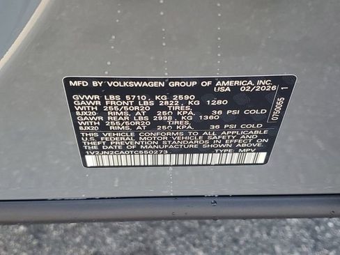 New 2026 Volkswagen Atlas SE image 31