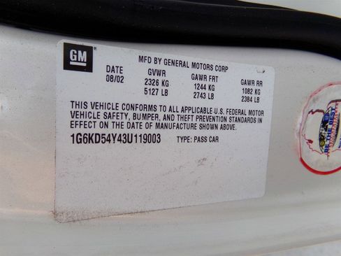 Used 2003 Cadillac De Ville Sedan w/ Comfort & Convenience Package image 92