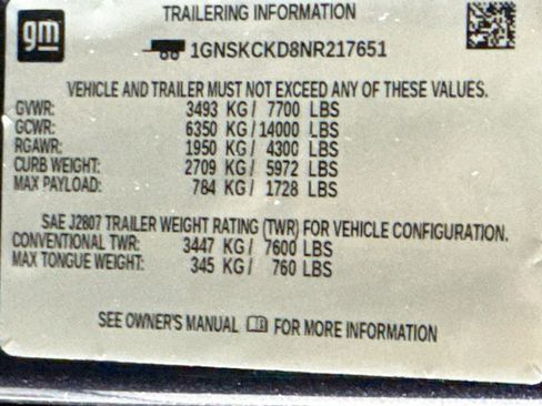 Used 2022 Chevrolet Suburban LT w/ Luxury Package image 32