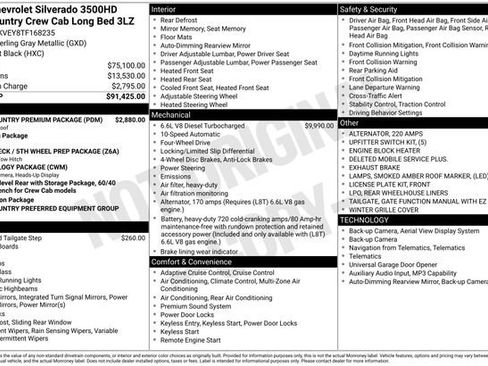 New 2026 Chevrolet Silverado 3500 High Country w/ High Country Premium Package image 4