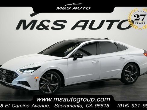Used 2021 Hyundai Sonata SEL Plus w/ Tech Package FWD image 1
