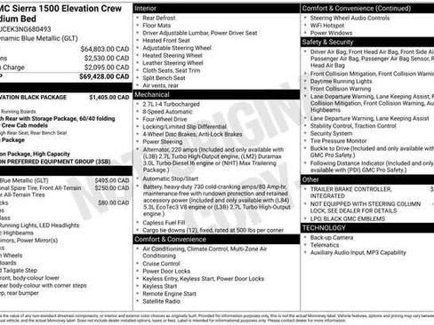 Certified 2022 GMC Sierra 1500 Elevation w/ LPO, Elevation Black Package AWD/4WD image 34