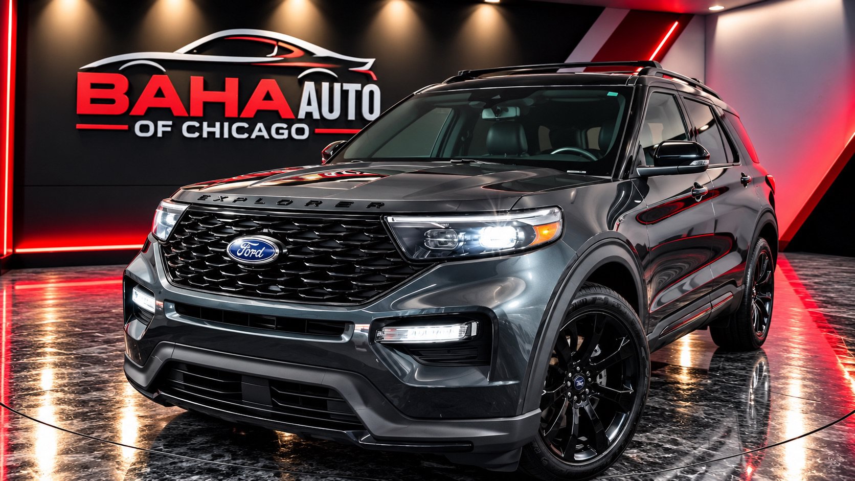 Used 2023 Ford Explorer ST-Line w/ Class IV Trailer Tow Package AWD/4WD image 1