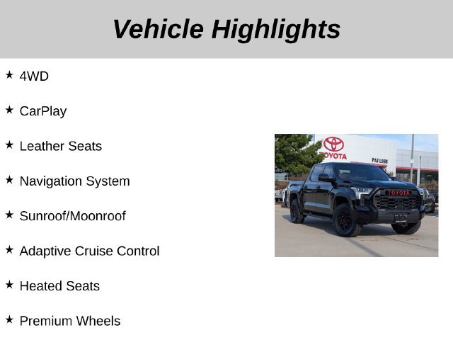 Used 2025 Toyota Tundra TRD Pro AWD/4WD image 5