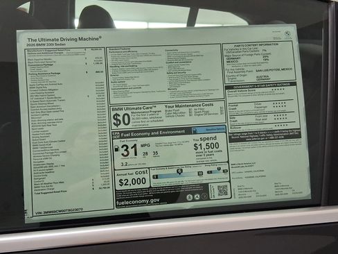 New 2026 BMW 330i 330i NA w/ Convenience Package image 32