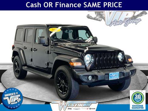 Certified 2022 Jeep Wrangler Unlimited Sport AWD/4WD image 1