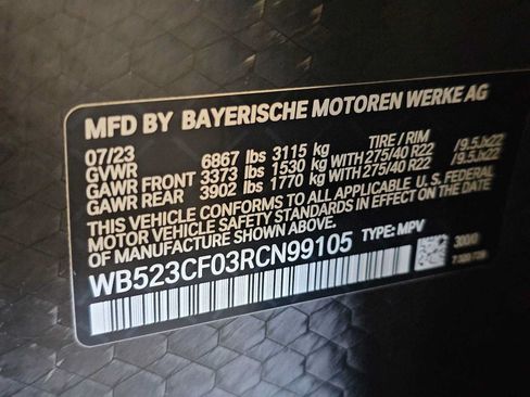 Used 2024 BMW iX xDrive50 w/ Premium Package AWD/4WD image 33