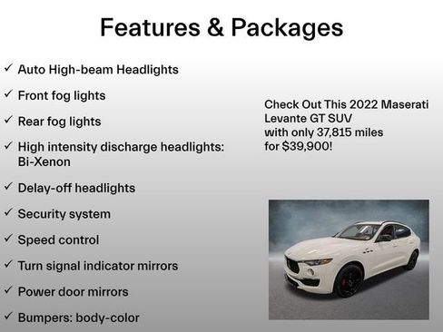 Used 2022 Maserati Levante GT AWD/4WD image 20