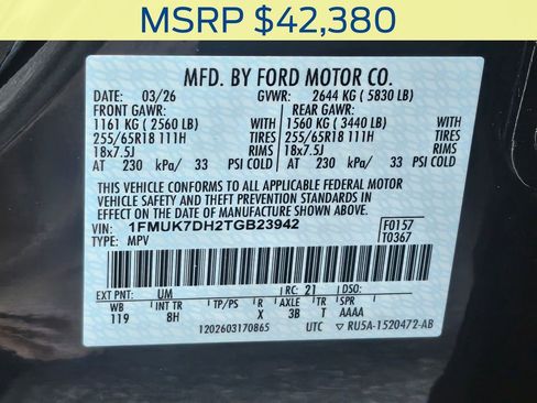 New 2026 Ford Explorer Active RWD image 37