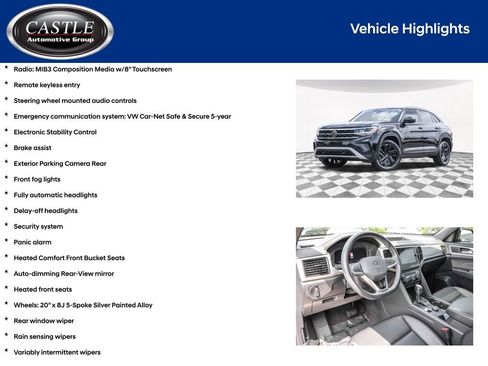 Used 2023 Volkswagen Atlas Cross Sport SE w/ Panoramic Sunroof Package AWD/4WD image 4