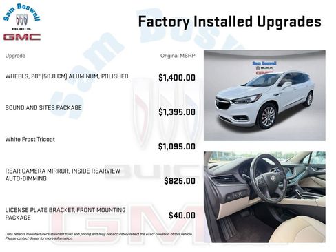 Used 2020 Buick Enclave Essence w/ Sound and Sites Package FWD image 3