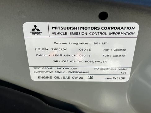 Used 2024 Mitsubishi Mirage ES FWD image 29