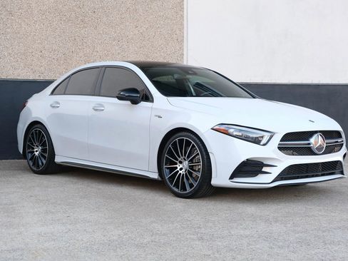 Used 2021 Mercedes-Benz A 35 AMG AMG A 35 4MATIC Sedan 4D image 4