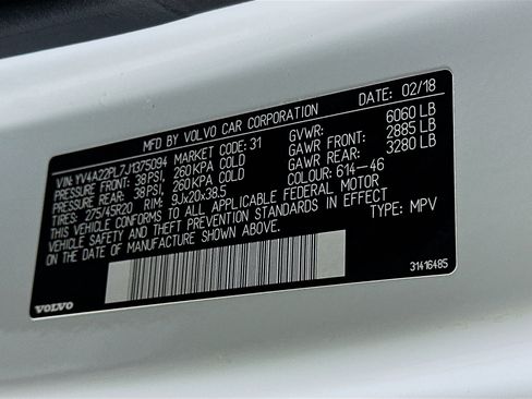 Used 2018 Volvo XC90 T6 Inscription w/ Convenience Package AWD/4WD image 12