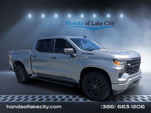 Used 2024 Chevrolet Silverado 1500 Custom w/ LPO, Dark Essentials Package AWD/4WD image 1