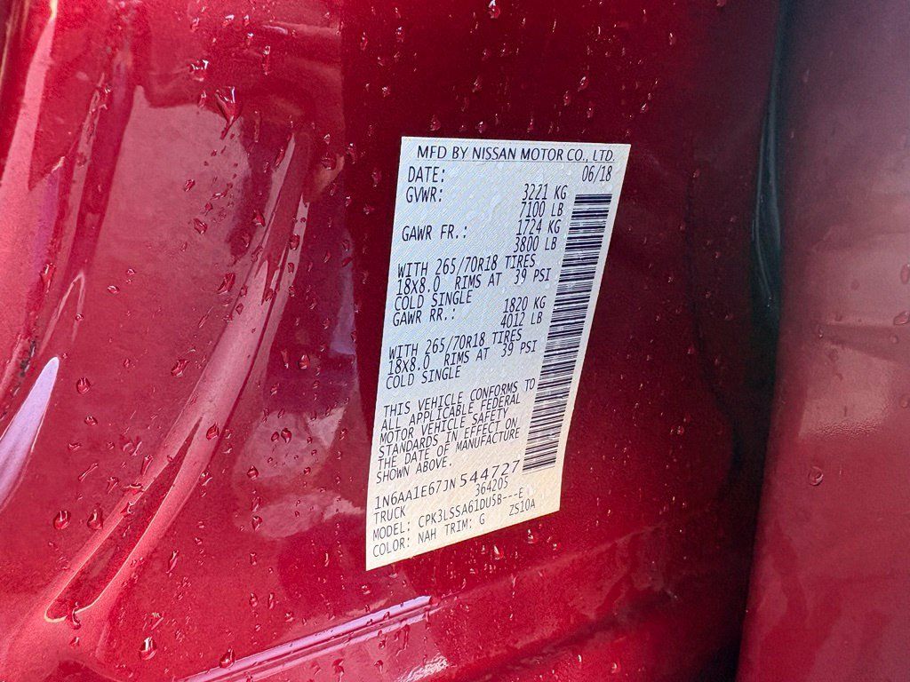 Used 2018 Nissan Titan SV w/ SV Convenience Package RWD image 33