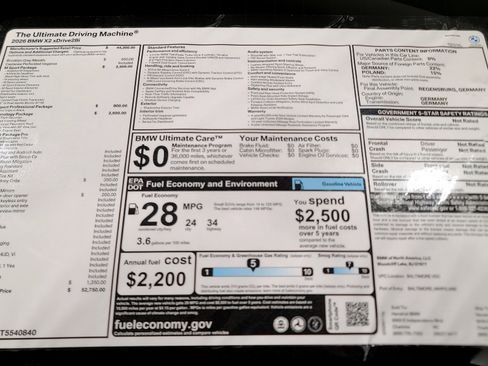 New 2026 BMW X2 xDrive28i w/ Technology Package image 31