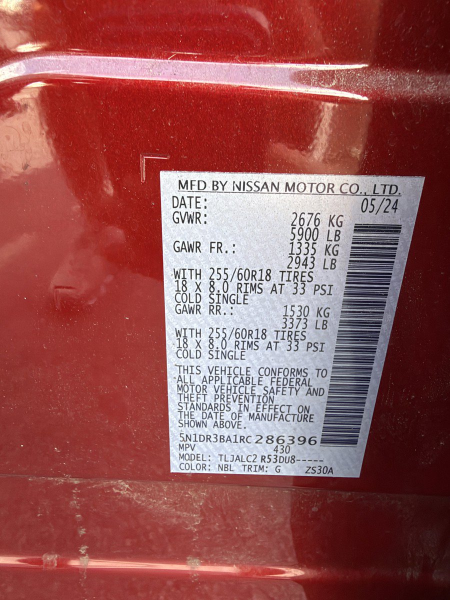 Used 2024 Nissan Pathfinder SV FWD image 24
