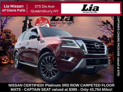 Certified 2023 Nissan Armada Platinum w/ Captain's Chairs Package