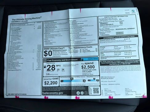 New 2026 BMW X1 xDrive28i w/ Technology Package AWD/4WD image 27
