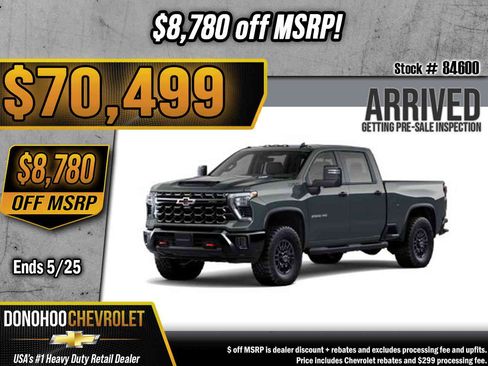 New 2026 Chevrolet Silverado 2500 ZR2 AWD/4WD image 1