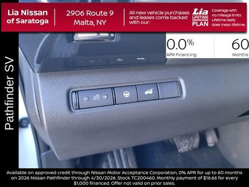 New 2026 Nissan Pathfinder SV AWD/4WD image 13