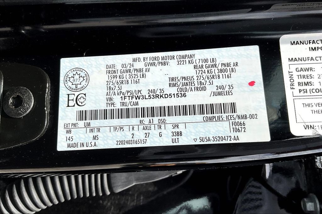 Used 2024 Ford F150 XLT AWD/4WD image 34