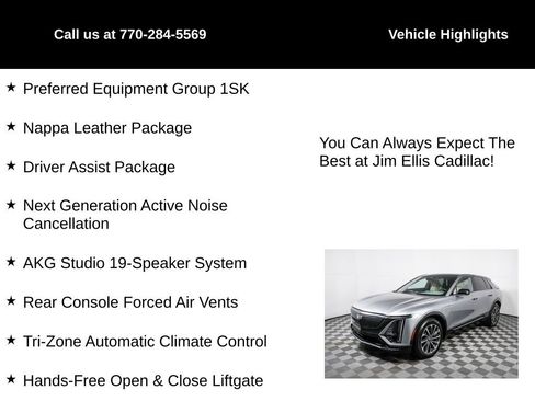 Certified 2024 Cadillac Lyriq Sport w/ Nappa Leather Package image 5