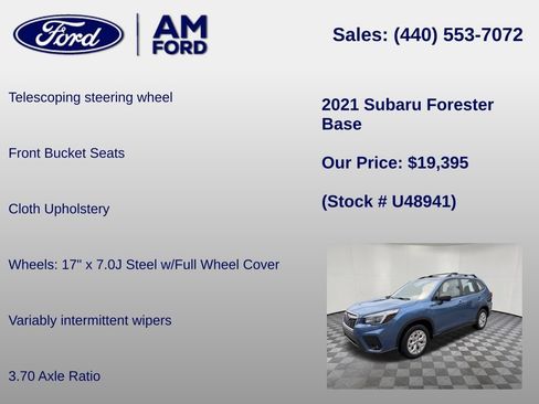 Used 2021 Subaru Forester AWD/4WD image 18