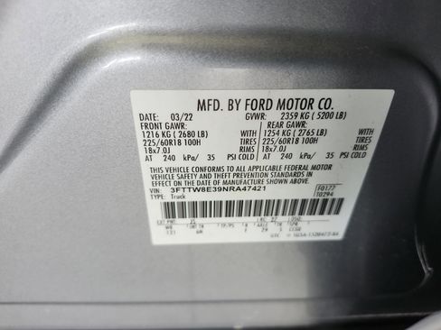 Used 2022 Ford Maverick Lariat w/ Lariat Luxury Package FWD image 24