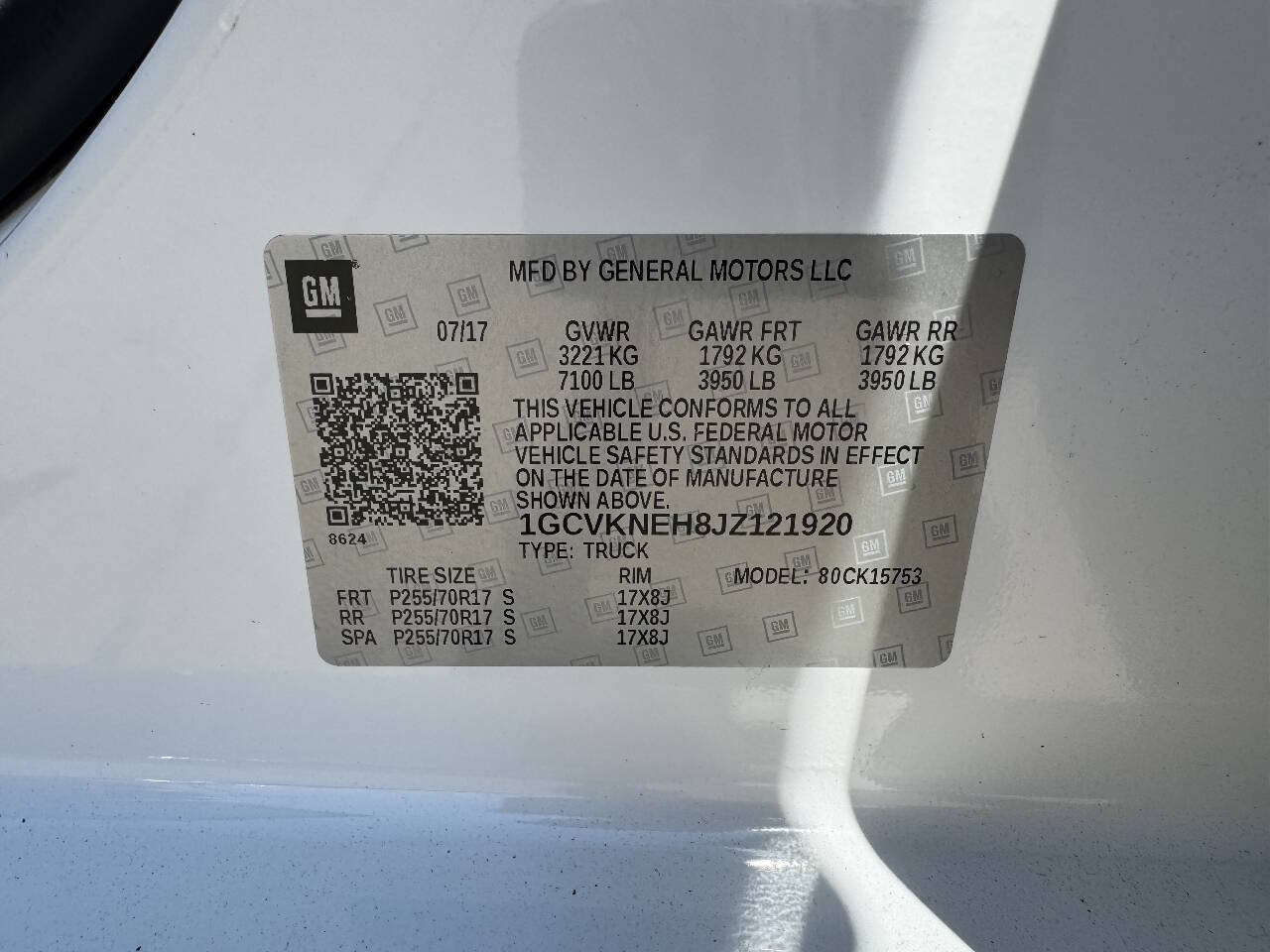 Used 2018 Chevrolet Silverado 1500 W/T w/ Trailering Package AWD/4WD image 12