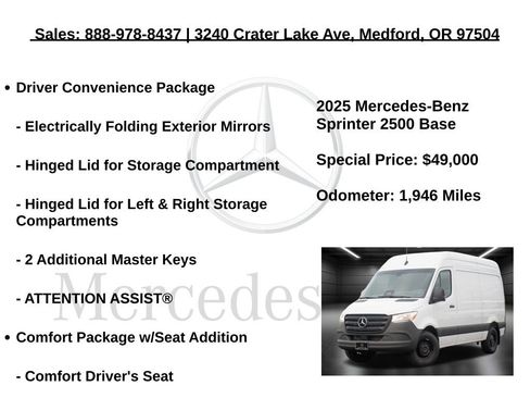 Used 2025 Mercedes-Benz Sprinter 2500 image 10