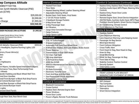 New 2026 Jeep Compass Latitude AWD/4WD image 11