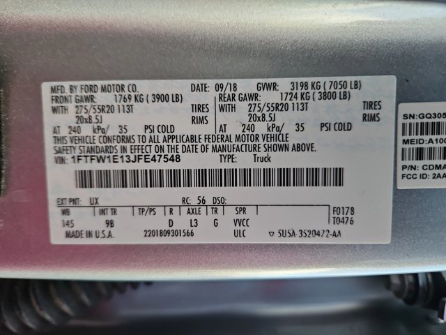Used 2018 Ford F150 Platinum w/ Technology Package AWD/4WD image 28