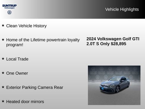 Used 2024 Volkswagen GTI S FWD image 7