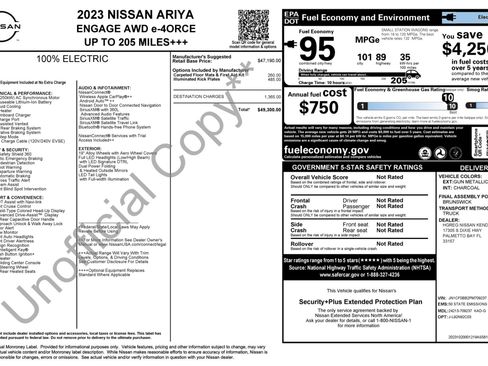 Used 2023 Nissan Ariya AWD image 2