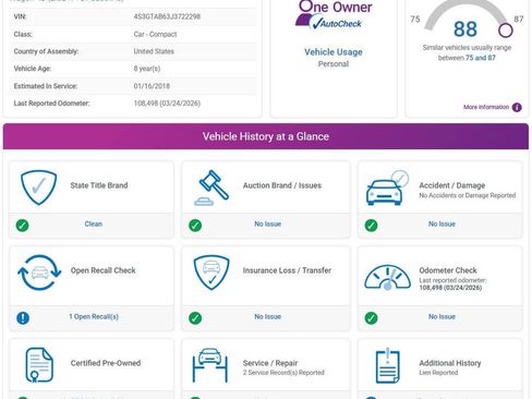 Used 2018 Subaru Impreza 2.0i Premium image 2