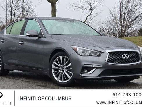 Used 2022 INFINITI Q50 Luxe w/ Cargo Package image 1