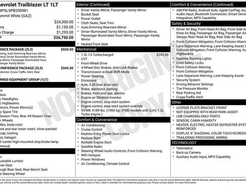 Used 2023 Chevrolet TrailBlazer LT w/ Convenience Package FWD image 2
