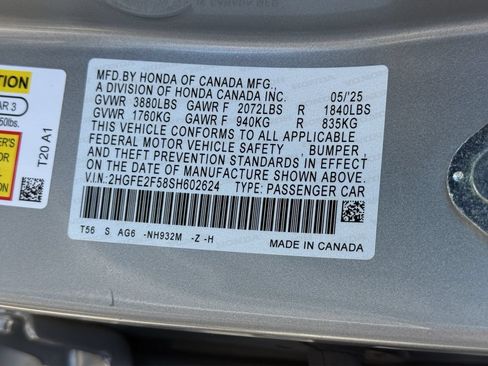 Used 2025 Honda Civic Sport image 27