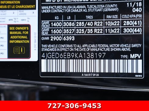 Certified 2019 Mercedes-Benz GLE 43 AMG 4MATIC Coupe image 23