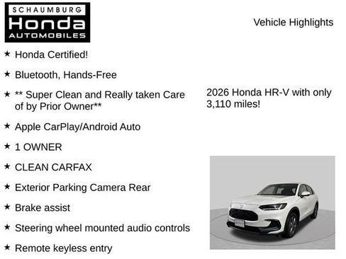 Used 2026 Honda HR-V LX image 14