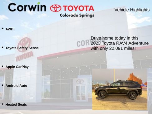 Used 2023 Toyota RAV4 Adventure image 6