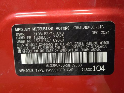 Used 2024 Mitsubishi Mirage G4 LE image 33