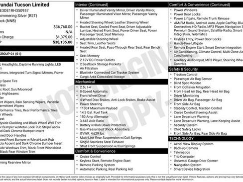 Used 2024 Hyundai Tucson Limited image 38