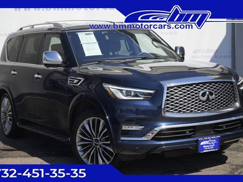 Used 2021 INFINITI QX80 Sensory w/ Cargo Package AWD/4WD image 1