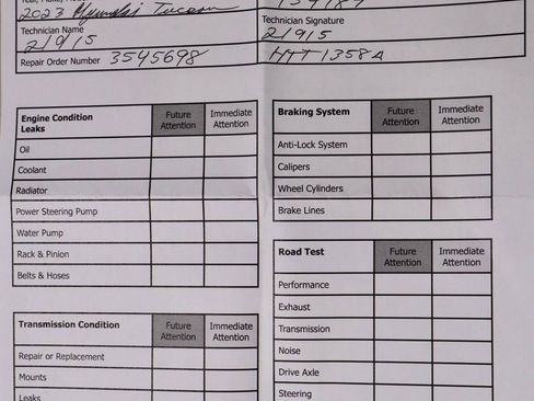 Used 2023 Hyundai Tucson Blue image 6